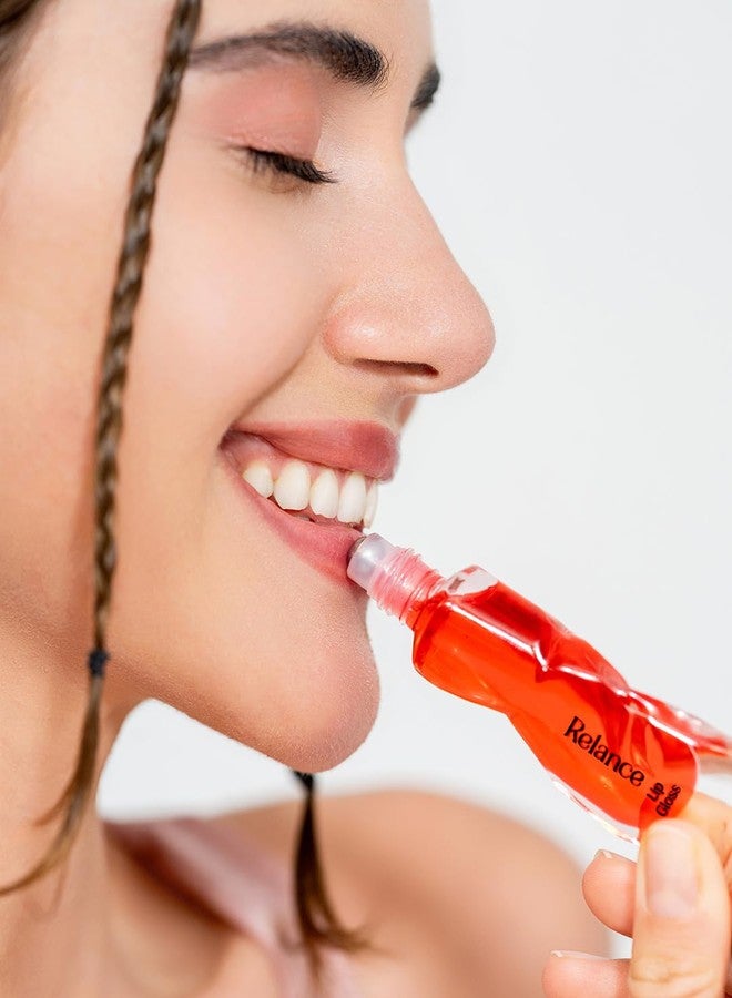 Relance Premium Lip Gloss, Red, Moisturizing Formula with Shine Effect, 10 ml - Image 3